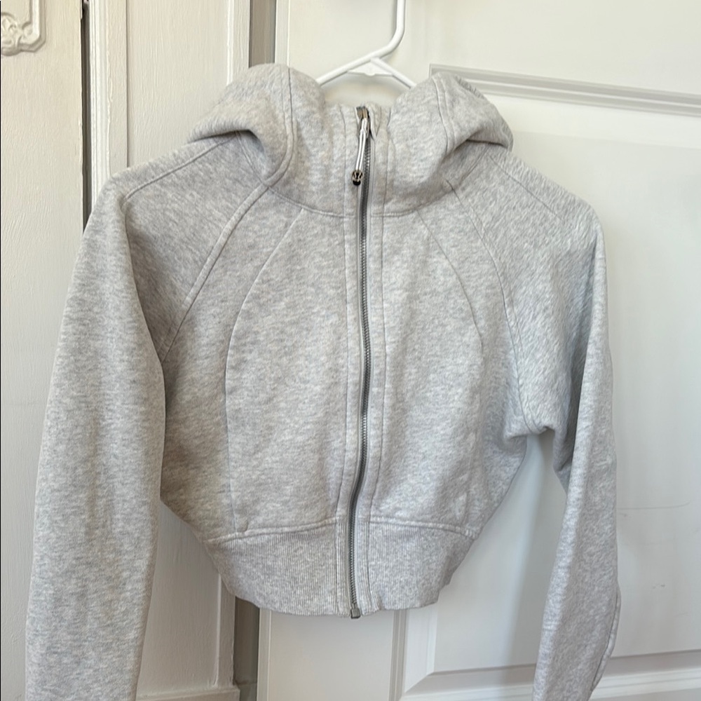 Gray Zip-Up Hoodie